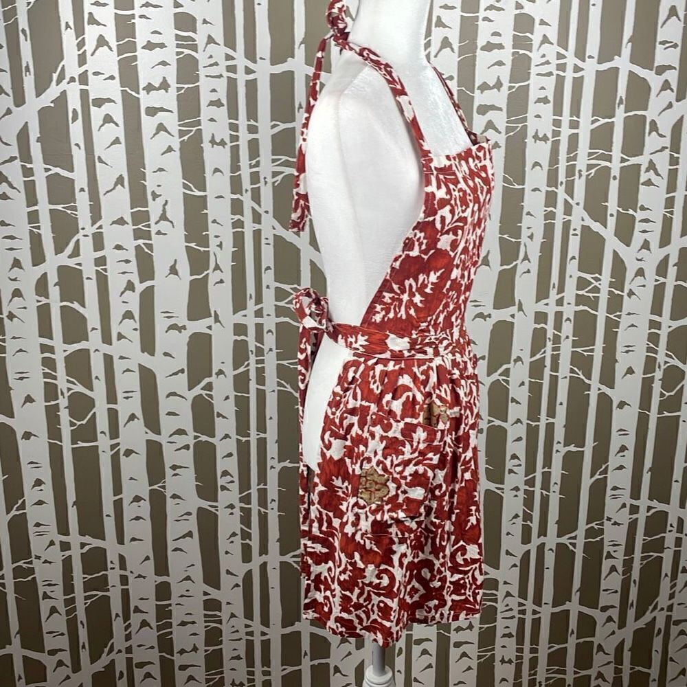 Tag Abstract Floral Printed Apron - Picture 2 of 9